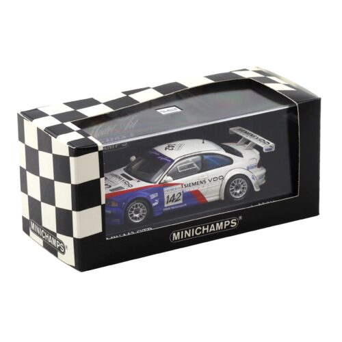 1:43 Minichamps BMW M3 E46 GTR 24h SPA 2004 Class Winners #142 Stuck/ Müller