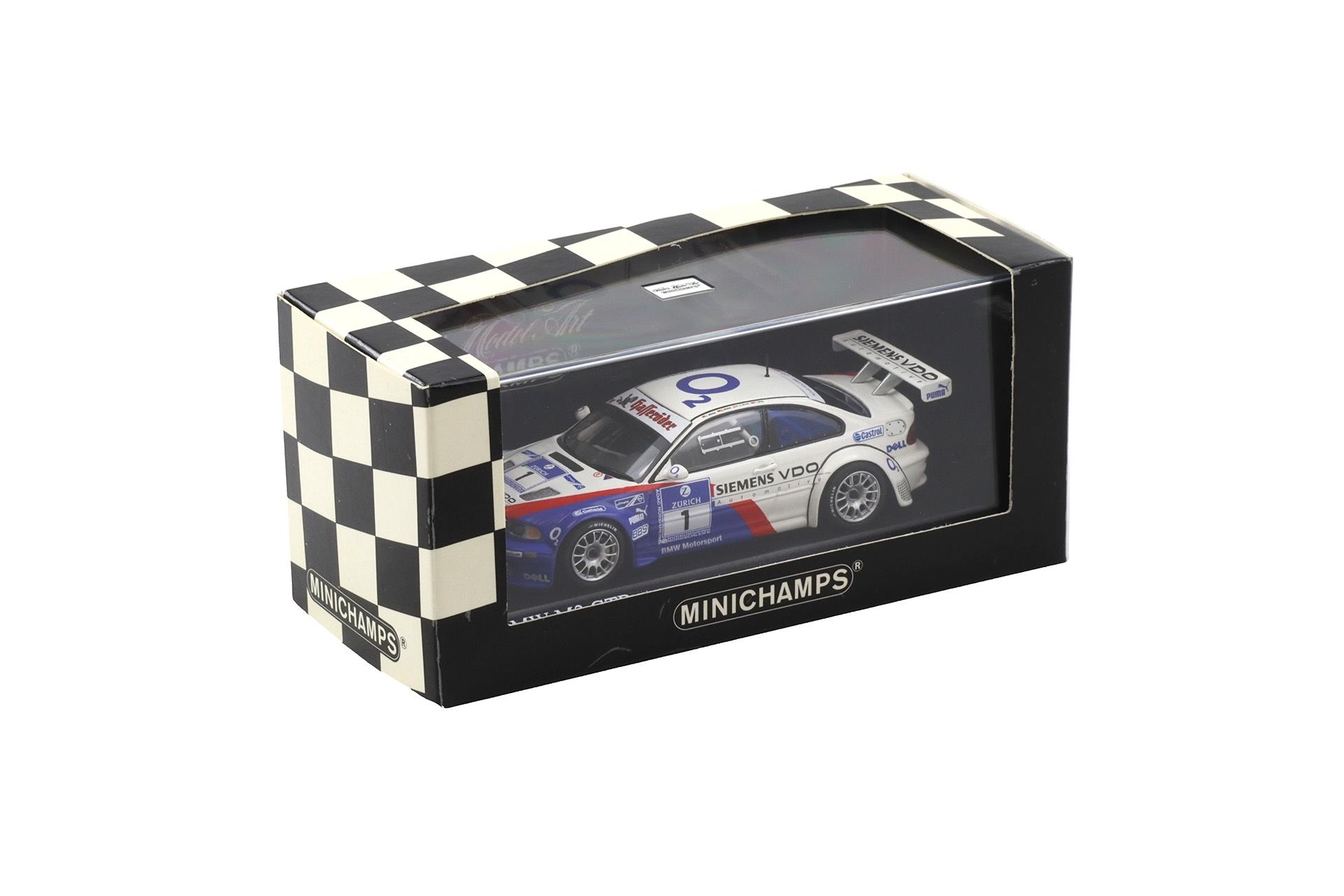 1:43 Minichamps BMW M3 E46 GTR ADAC 24h 2005 #1 Müller/ Stuck/ Lamy