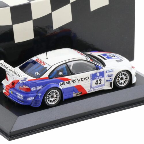 1:43 Minichamps BMW M3 E46 GTR ADAC 24h 2004 Lamy/ Said/ Huisman/ Stuck #43