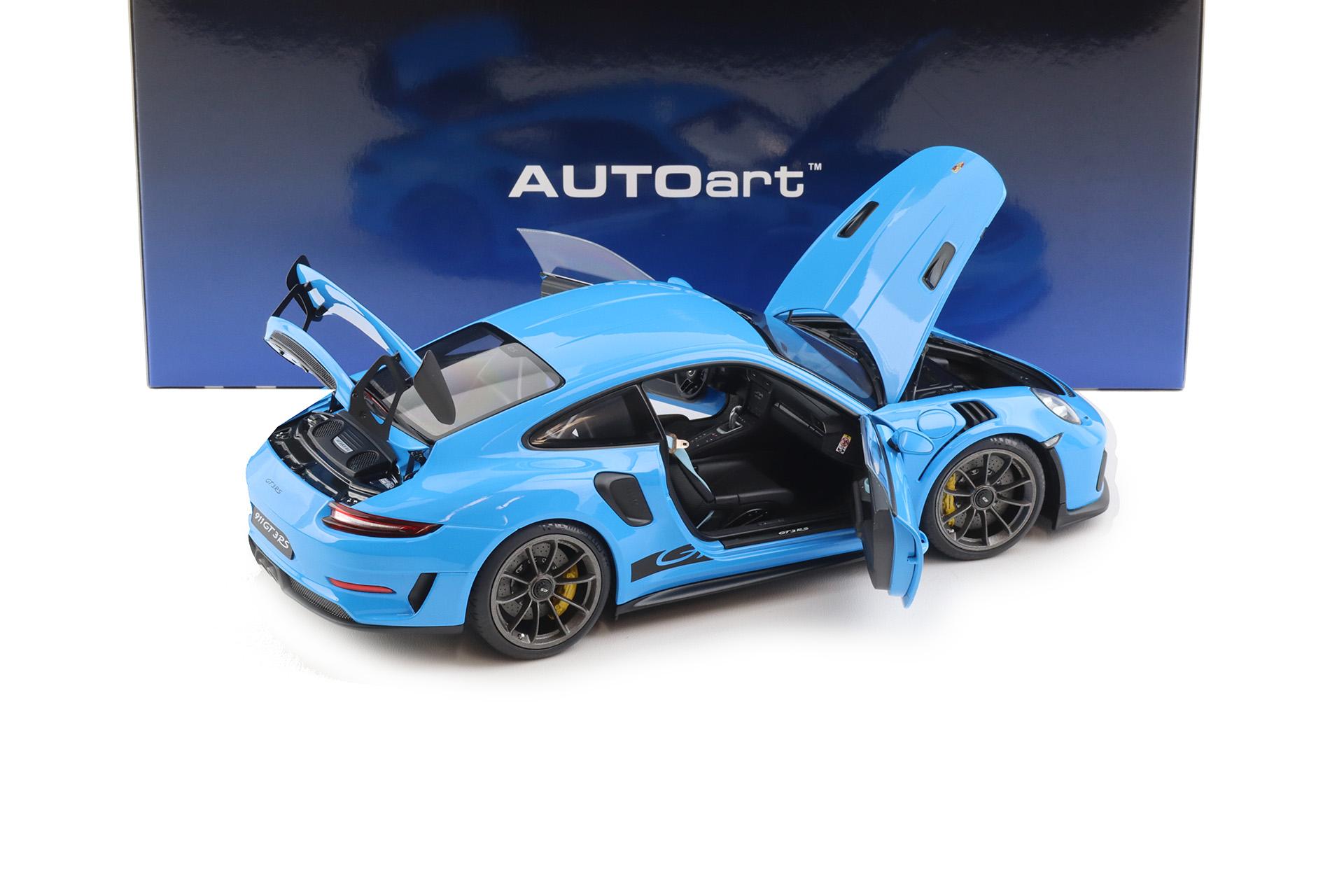1:18 AUTOart Porsche 911 991.2 GT3 RS Riviera blue 78182