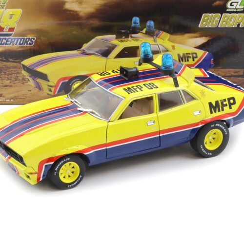 1:18 Greenlight Ford Falcon XB V8 Interceptors Mad Max Big Bopper 1974 Police Pursuit