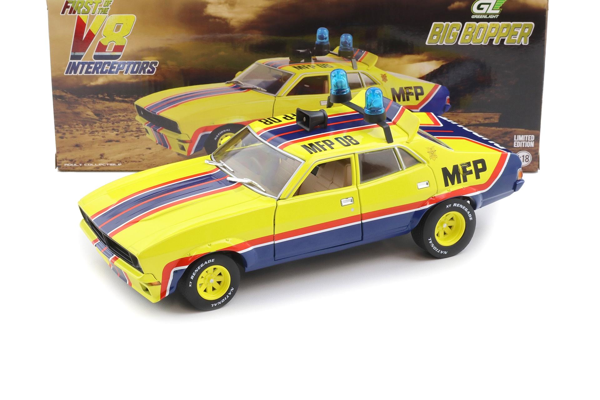 ID 112975 orig.jpg 1:18 Greenlight Ford Falcon XB V8 Interceptors Mad Max Big Bopper 1974 Police Pursuit