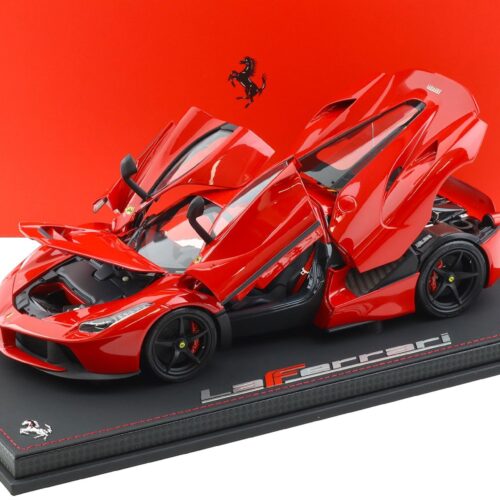 1:18 BBR Ferrari LaFerrari Rosso Corsa red/ black wheels Die-Cast - Limited 120 pcs.