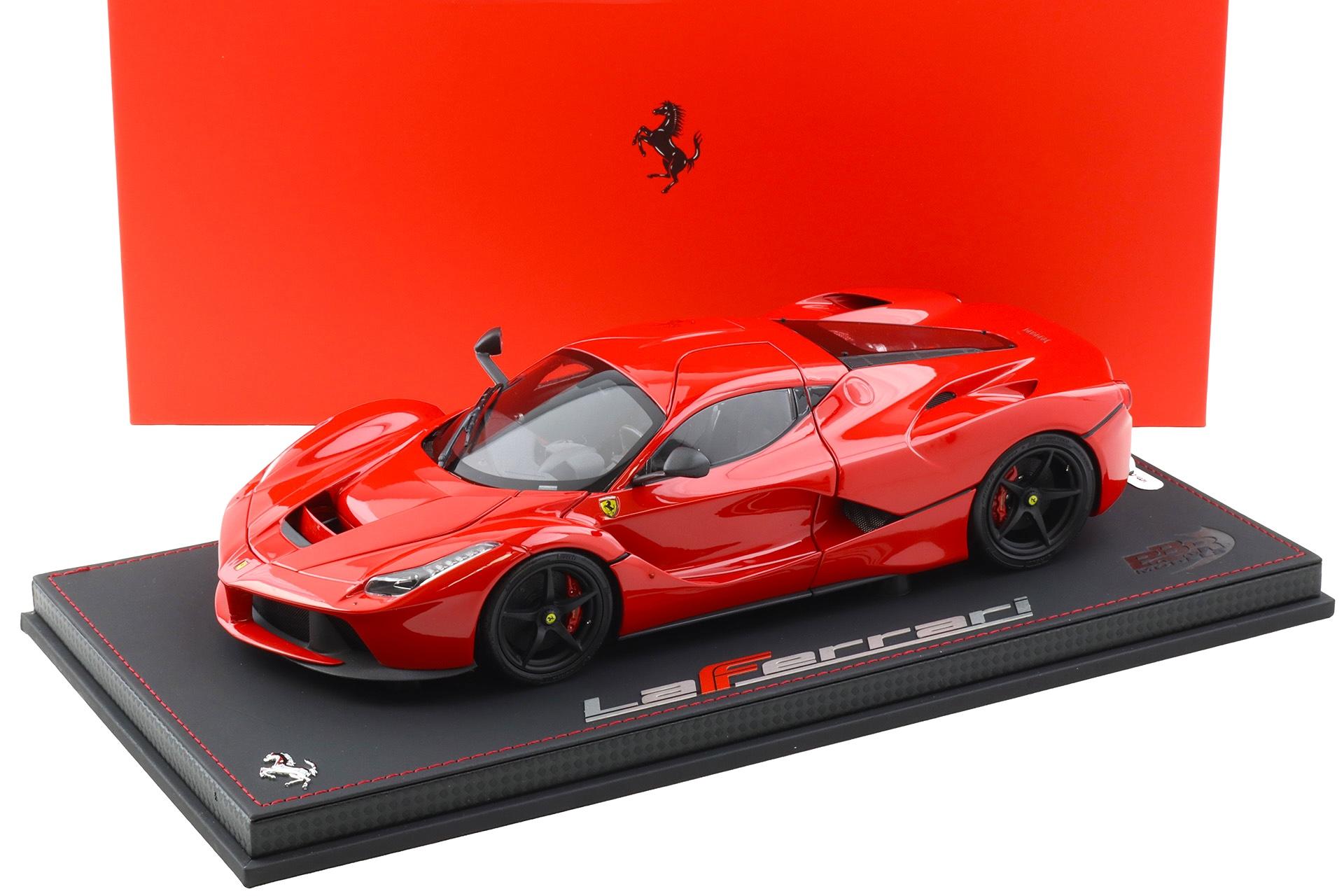 1:18 BBR Ferrari LaFerrari Rosso Corsa red/ black wheels Die-Cast - Limited 120 pcs.