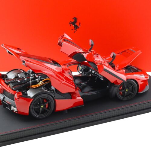 1:18 BBR Ferrari LaFerrari Rosso Corsa red/ black wheels Die-Cast - Limited 120 pcs.