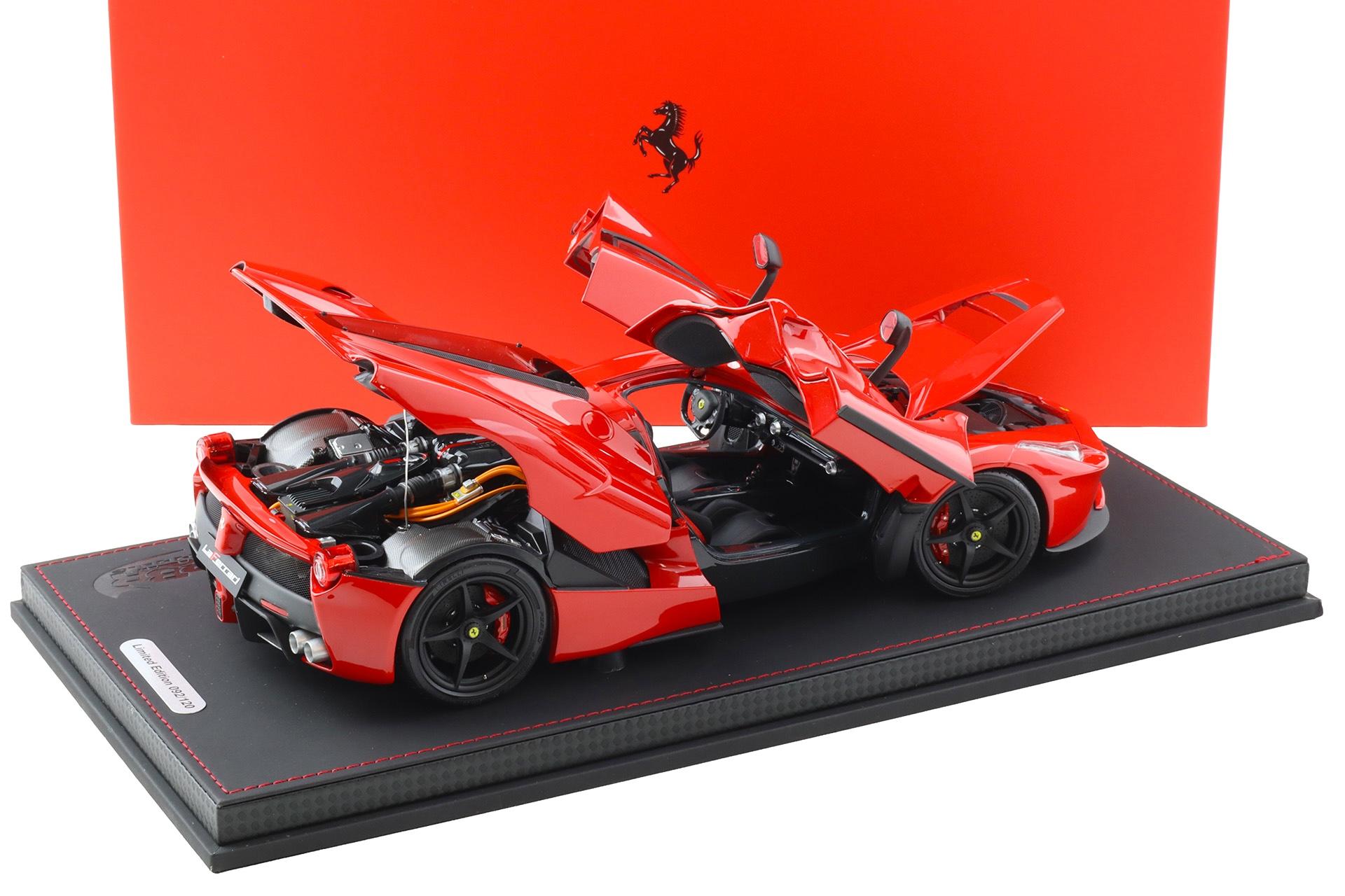1:18 BBR Ferrari LaFerrari Rosso Corsa red/ black wheels Die-Cast - Limited 120 pcs.