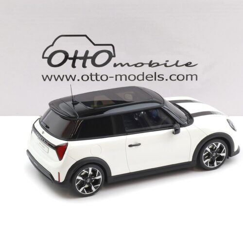 1:18 OTTO mobile OT1245 Mini Cooper S Nanuq white metallic 2025
