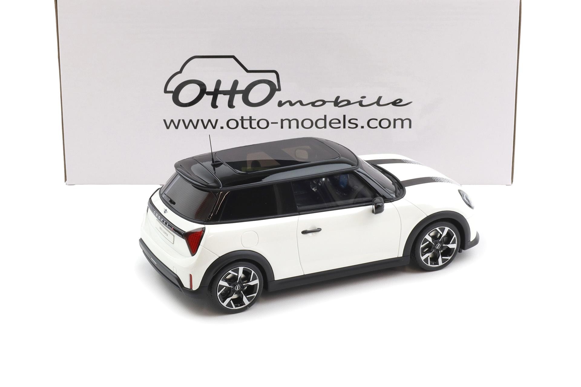 1:18 OTTO mobile OT1245 Mini Cooper S Nanuq white metallic 2025