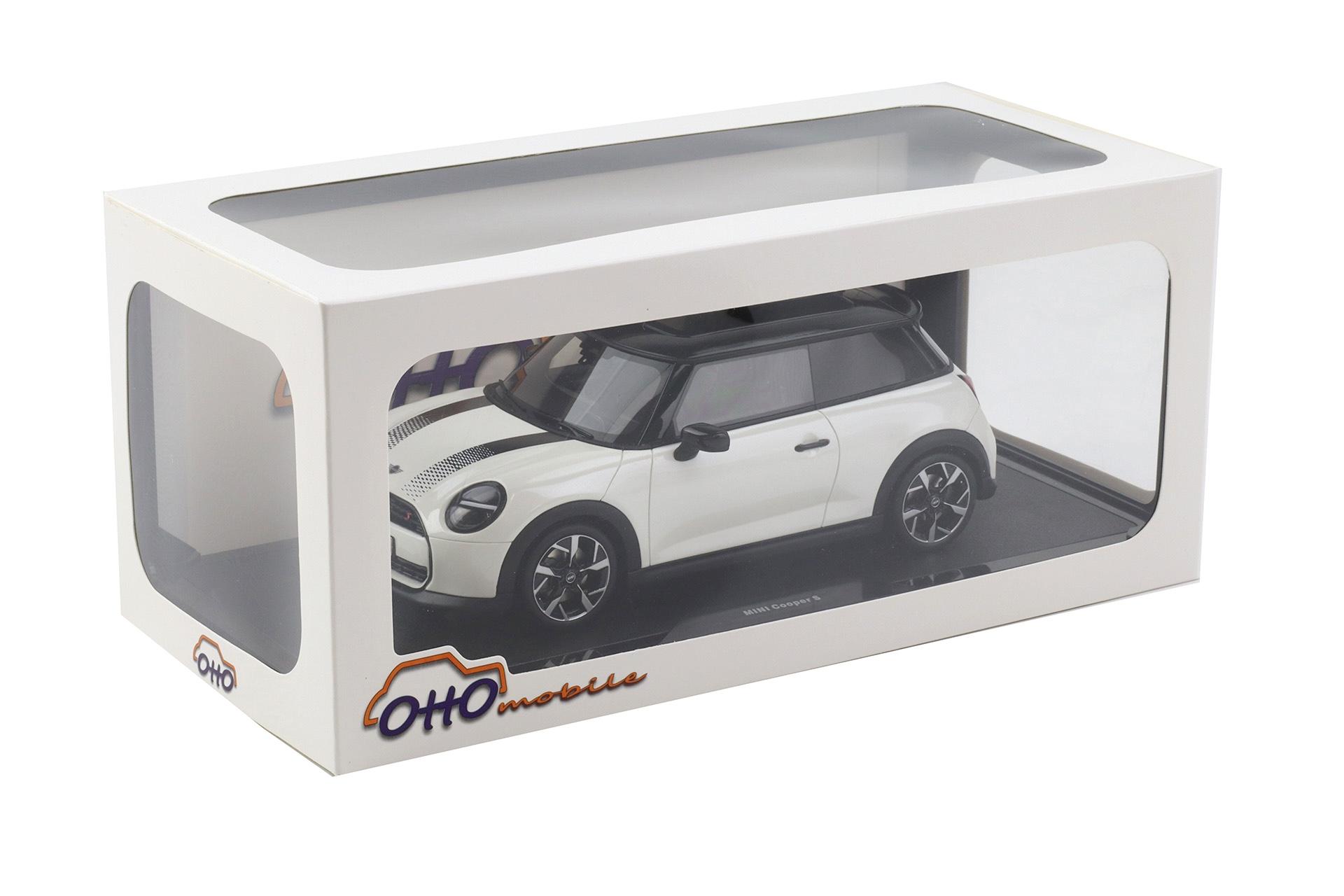 1:18 OTTO mobile OT1245 Mini Cooper S Nanuq white metallic 2025