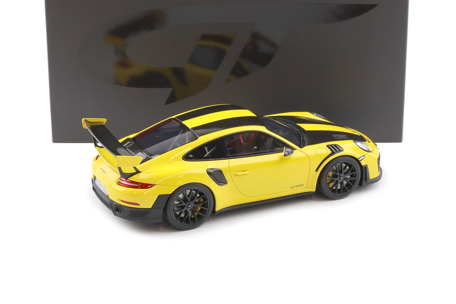 1:18 GT Spirit GT972 Porsche 911 991.2 GT2 RS Nürburgring Lap Record Racing yellow