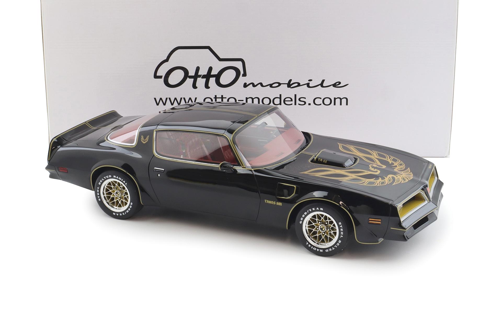 1:12 OTTO mobile G098 Pontiac Firebird Trans Am Starlight black Smokey and Bandit 1978