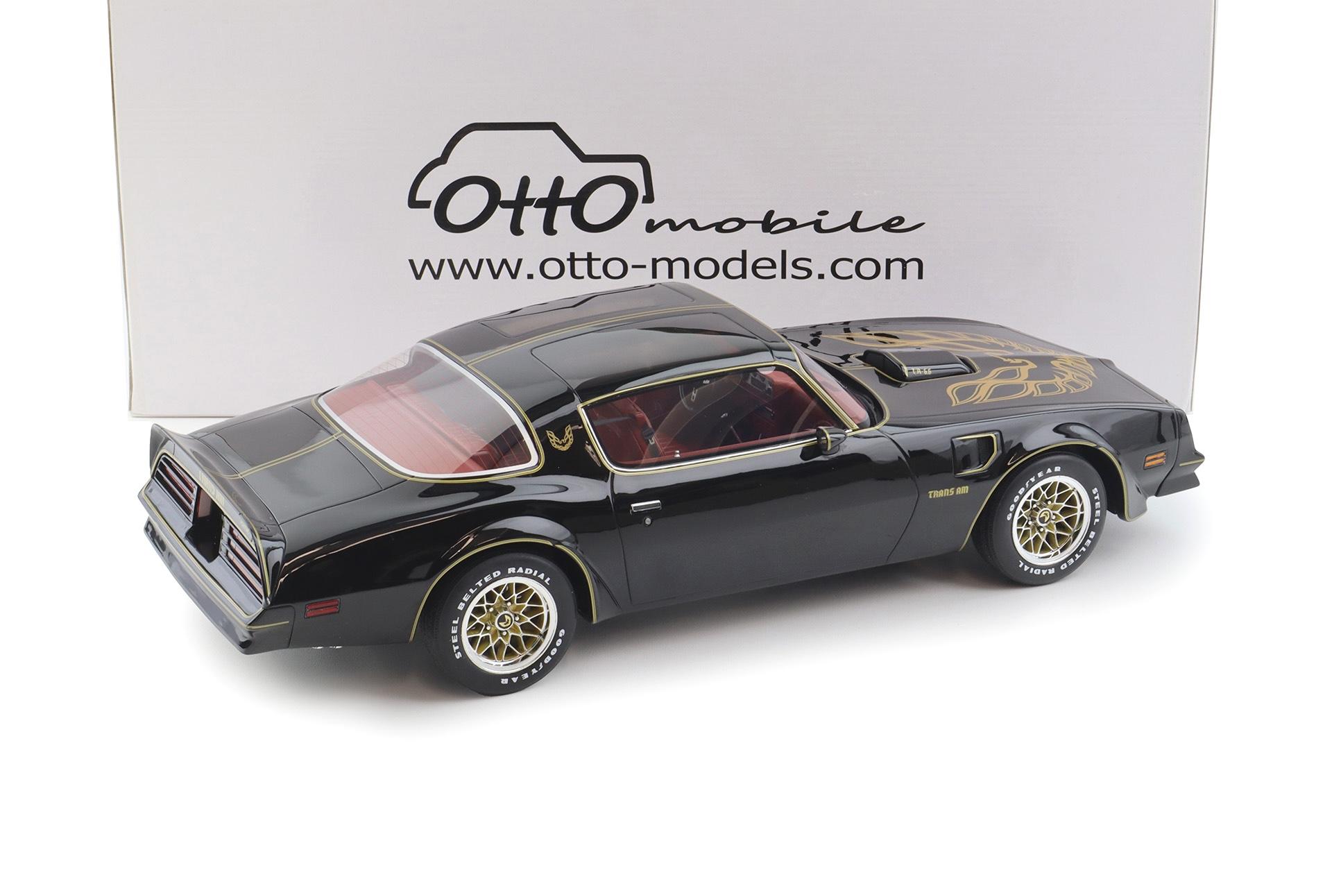 1:12 OTTO mobile G098 Pontiac Firebird Trans Am Starlight black Smokey and Bandit 1978