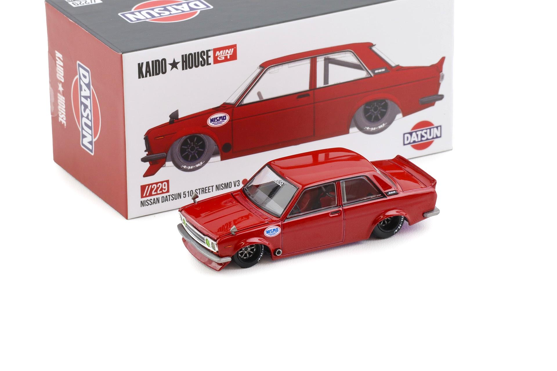 1:64 TSM Mini GT Kaido House Nissan Datsun 510 Street Nismo V3 red