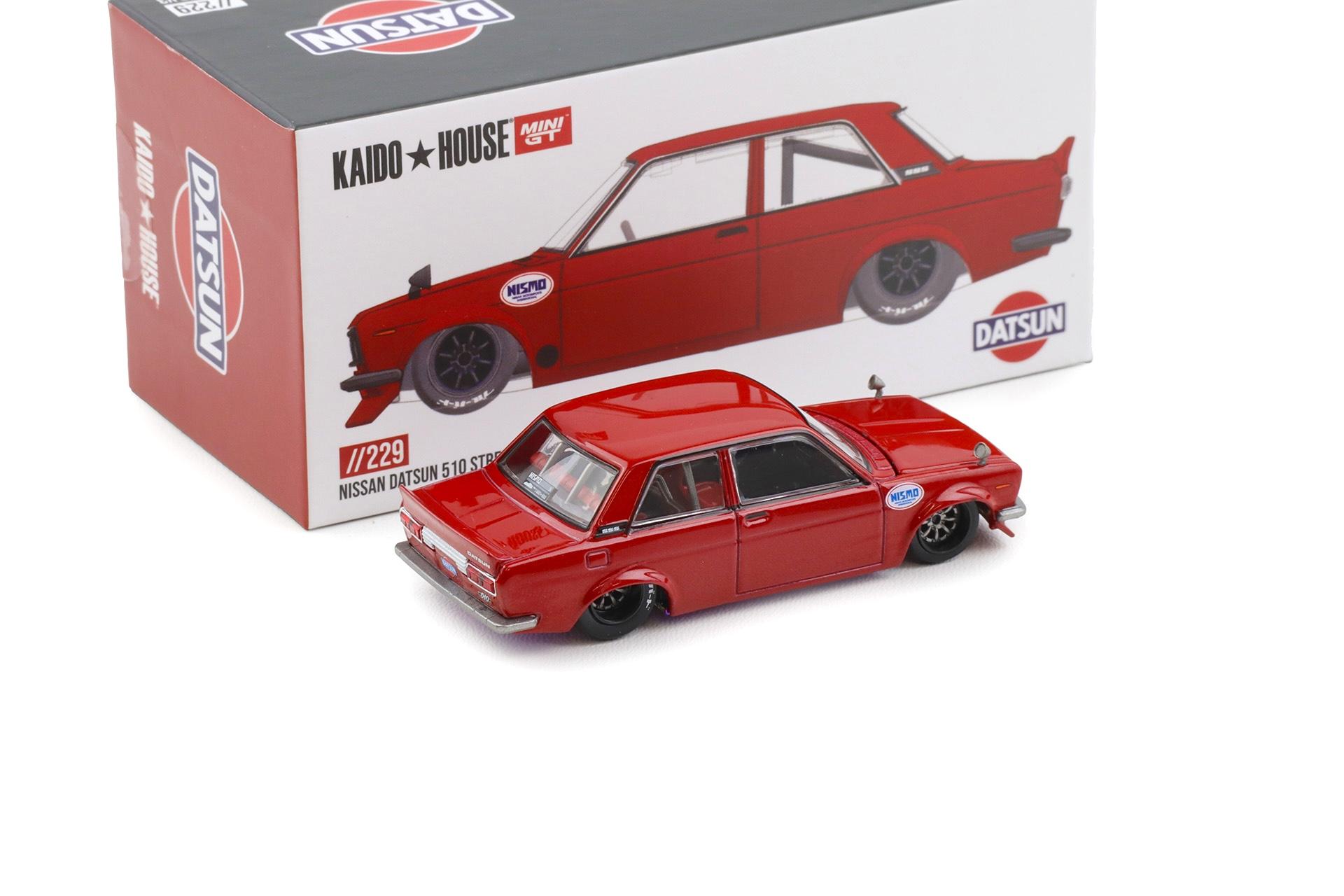 1:64 TSM Mini GT Kaido House Nissan Datsun 510 Street Nismo V3 red