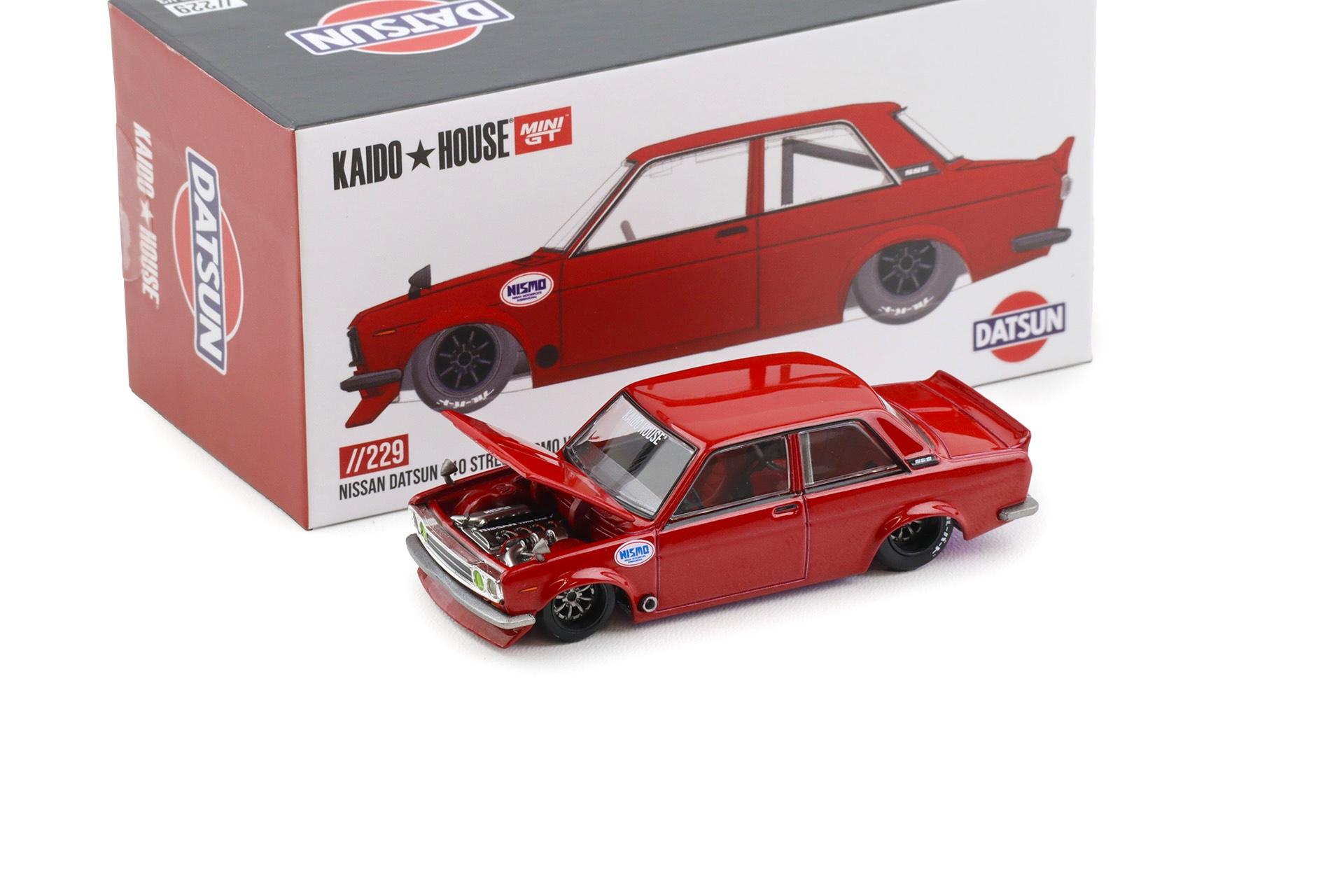 1:64 TSM Mini GT Kaido House Nissan Datsun 510 Street Nismo V3 red