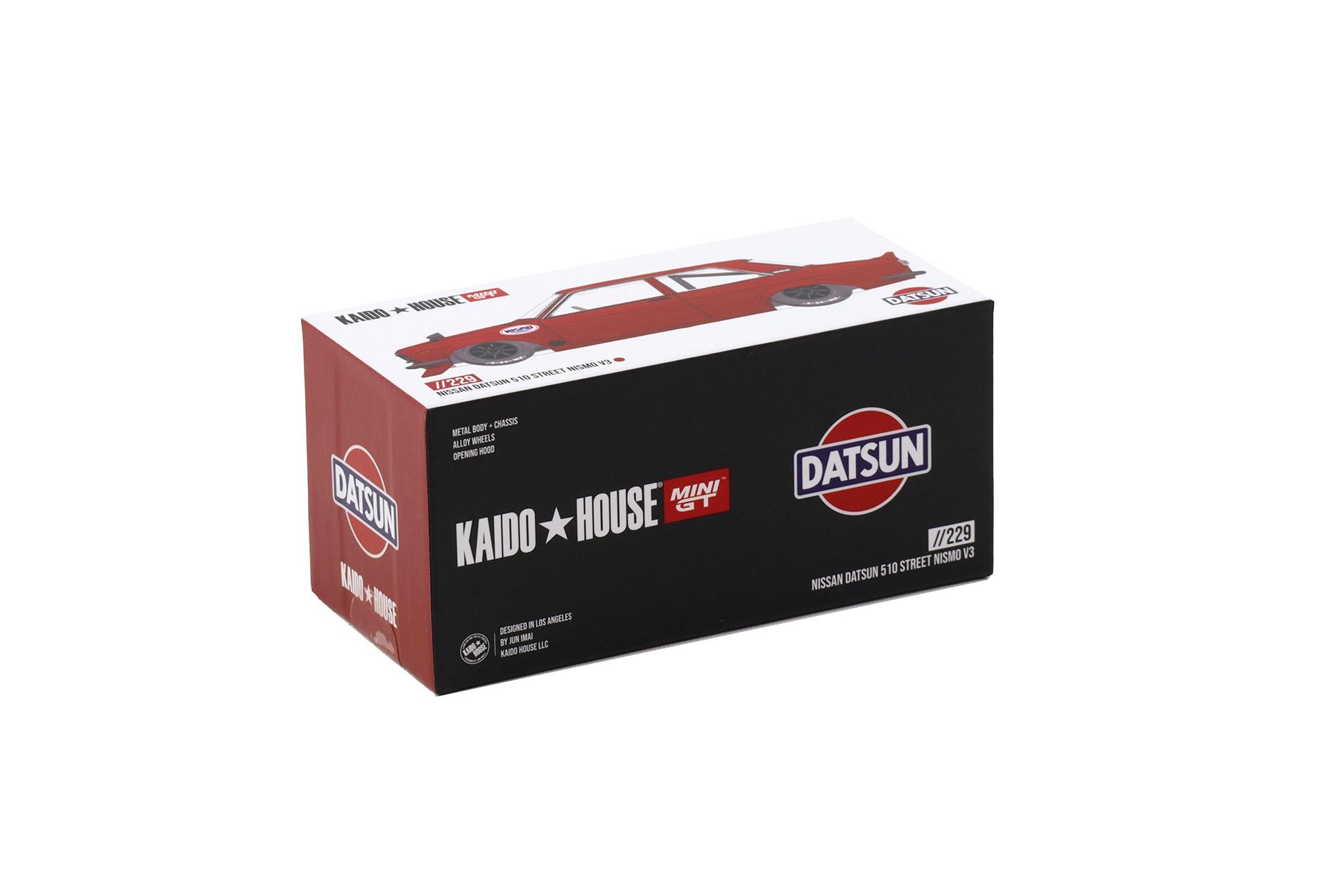 1:64 TSM Mini GT Kaido House Nissan Datsun 510 Street Nismo V3 red