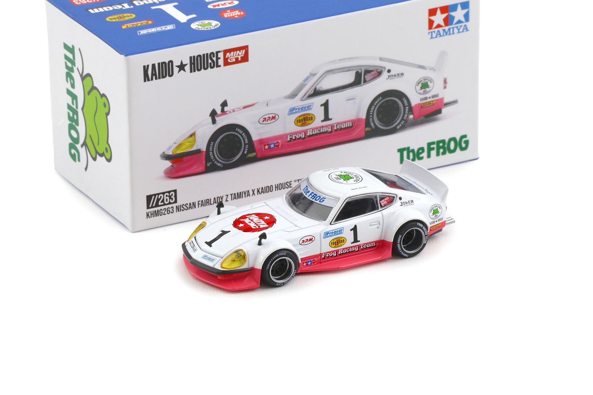 1:64 TSM Mini GT Kaido House Nissan Fairlday Z Tamiya X Kaido The Frog V1 white