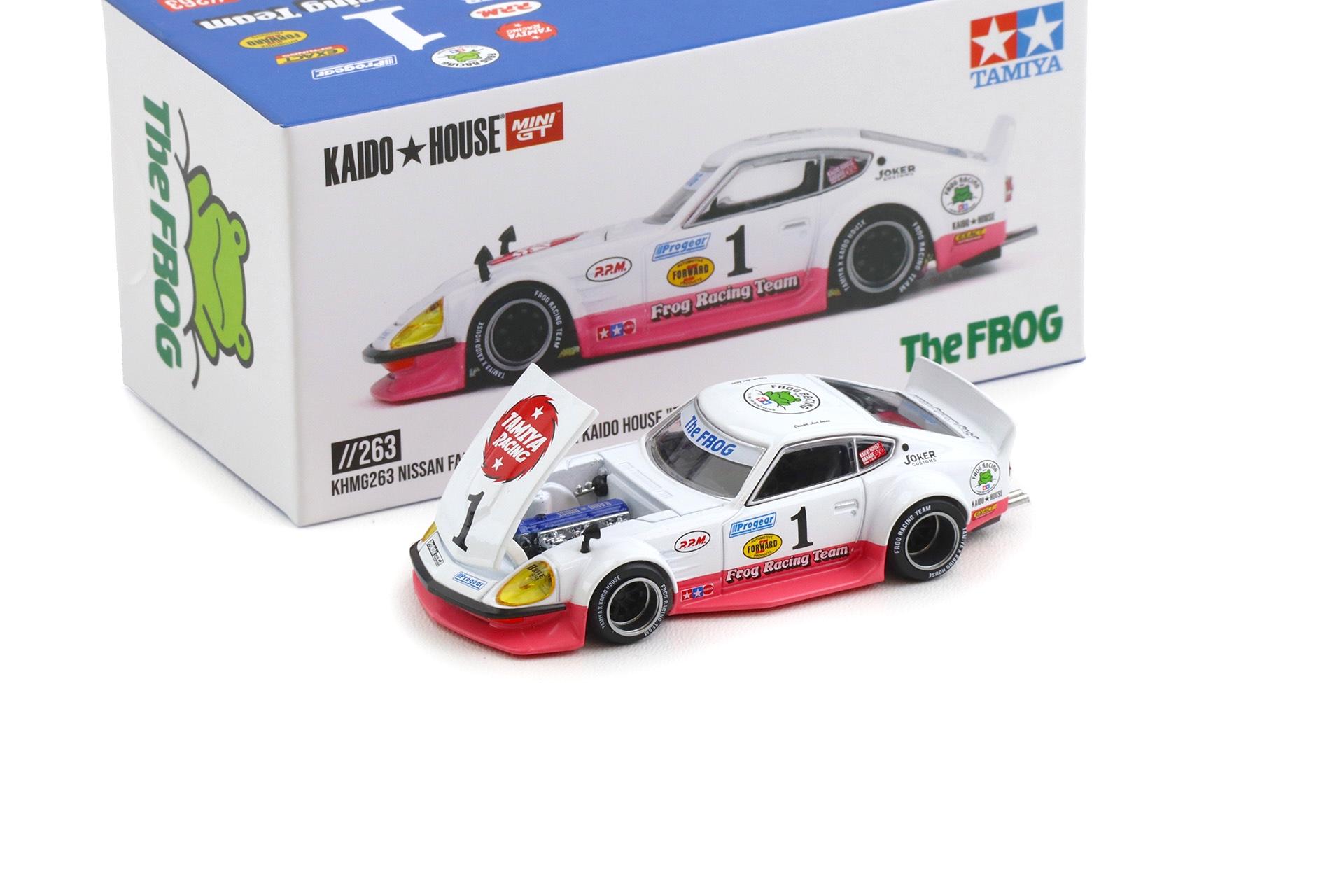 1:64 TSM Mini GT Kaido House Nissan Fairlday Z Tamiya X Kaido The Frog V1 white