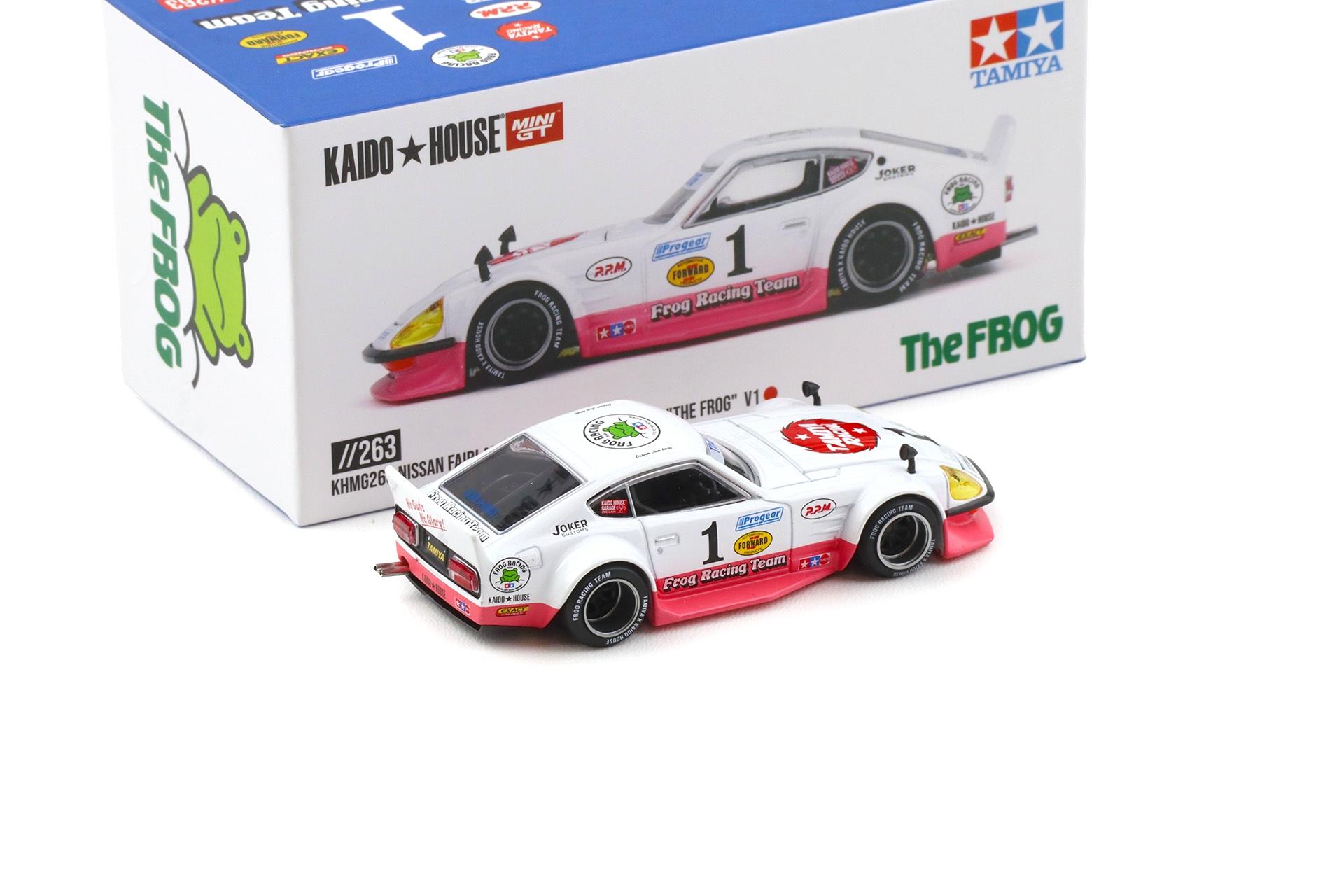 1:64 TSM Mini GT Kaido House Nissan Fairlday Z Tamiya X Kaido The Frog V1 white