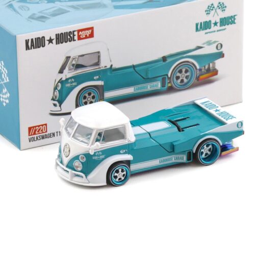 1:64 TSM Mini GT Kaido House Volkswagen T1 Kaido Works V1 green/ white