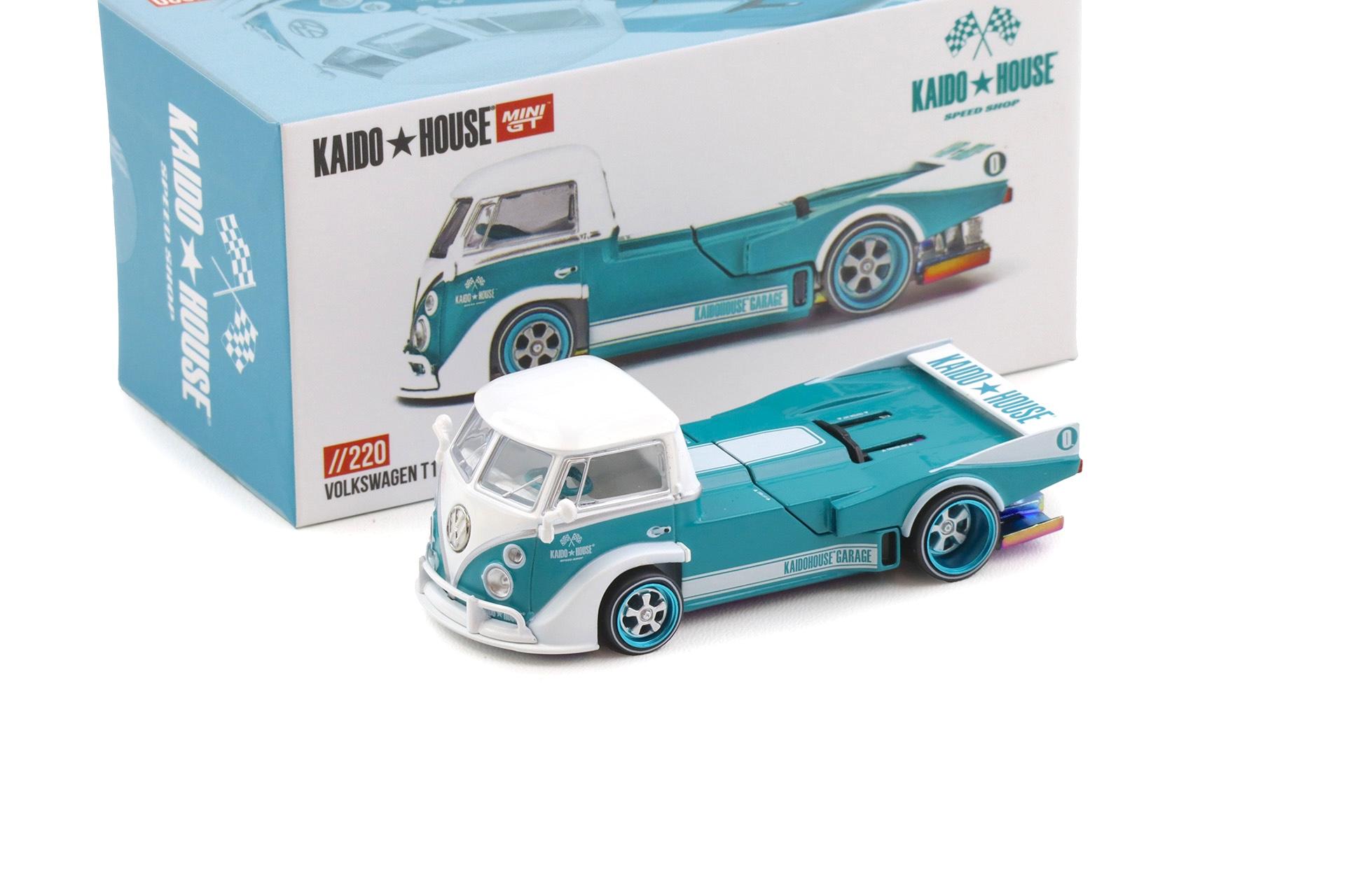1:64 TSM Mini GT Kaido House Volkswagen T1 Kaido Works V1 green/ white