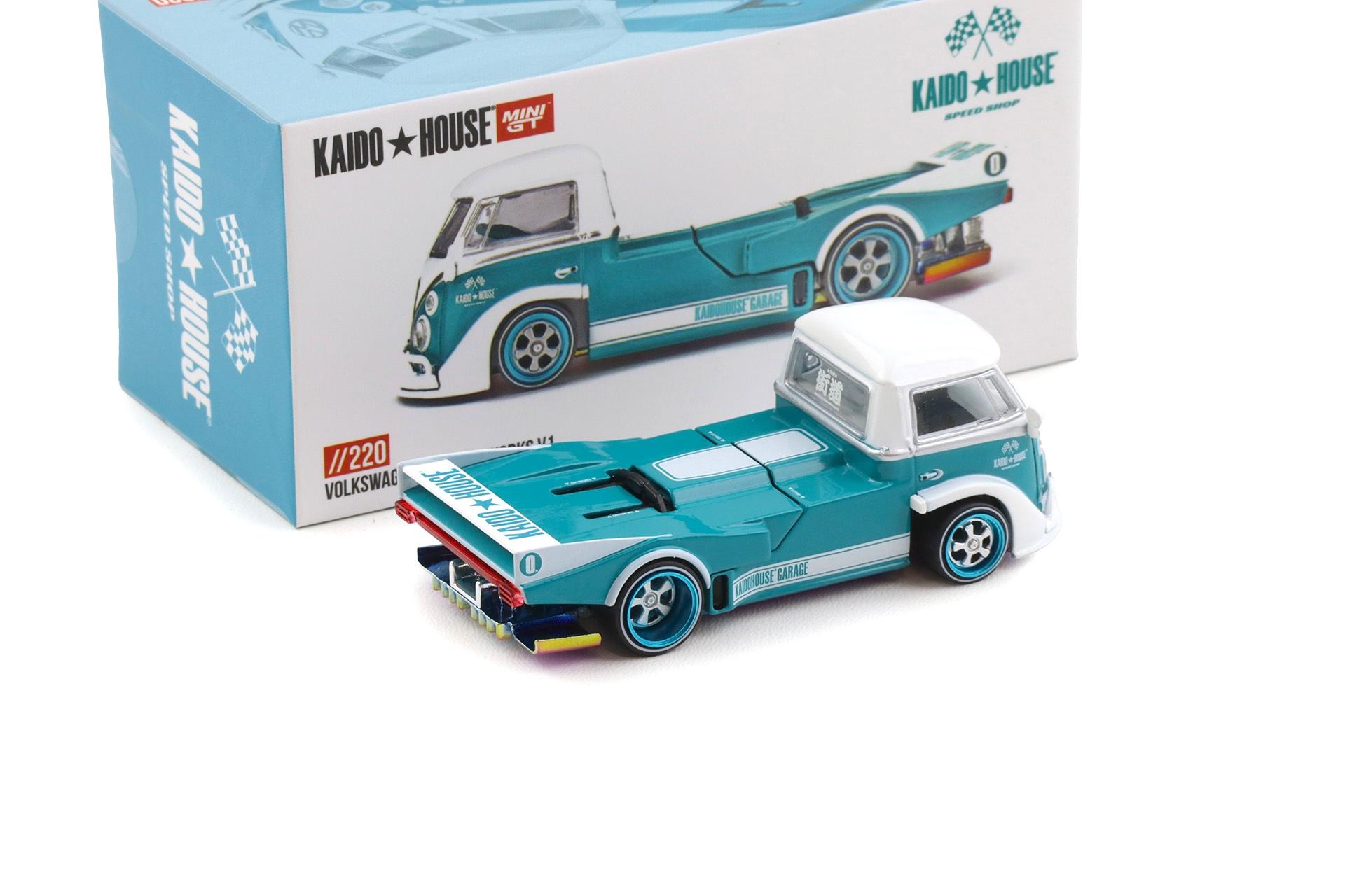1:64 TSM Mini GT Kaido House Volkswagen T1 Kaido Works V1 green/ white