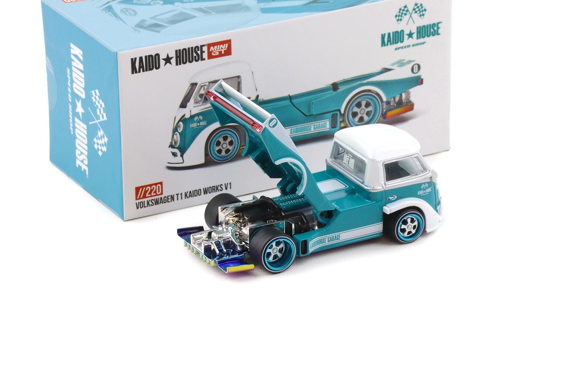 1:64 TSM Mini GT Kaido House Volkswagen T1 Kaido Works V1 green/ white