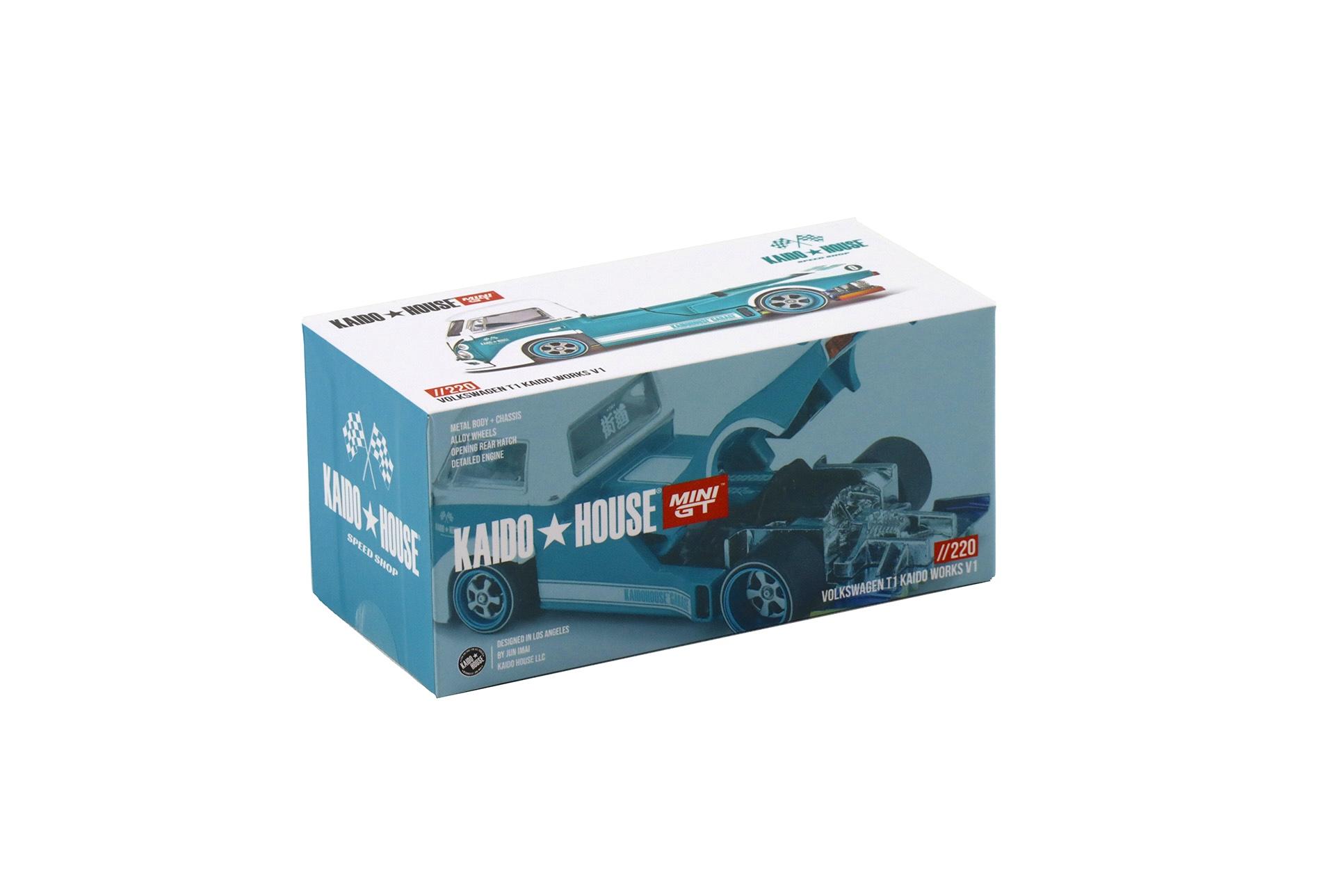1:64 TSM Mini GT Kaido House Volkswagen T1 Kaido Works V1 green/ white