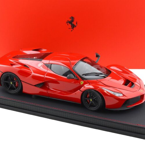 1:18 BBR Ferrari LaFerrari Rosso Corsa red/ black wheels Die-Cast - Limited 120 pcs.