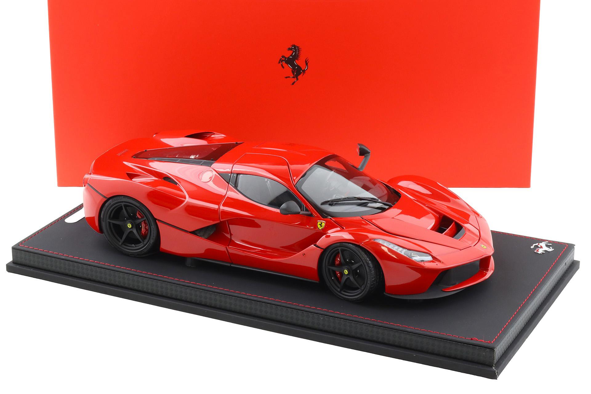 1:18 BBR Ferrari LaFerrari Rosso Corsa red/ black wheels Die-Cast - Limited 120 pcs.
