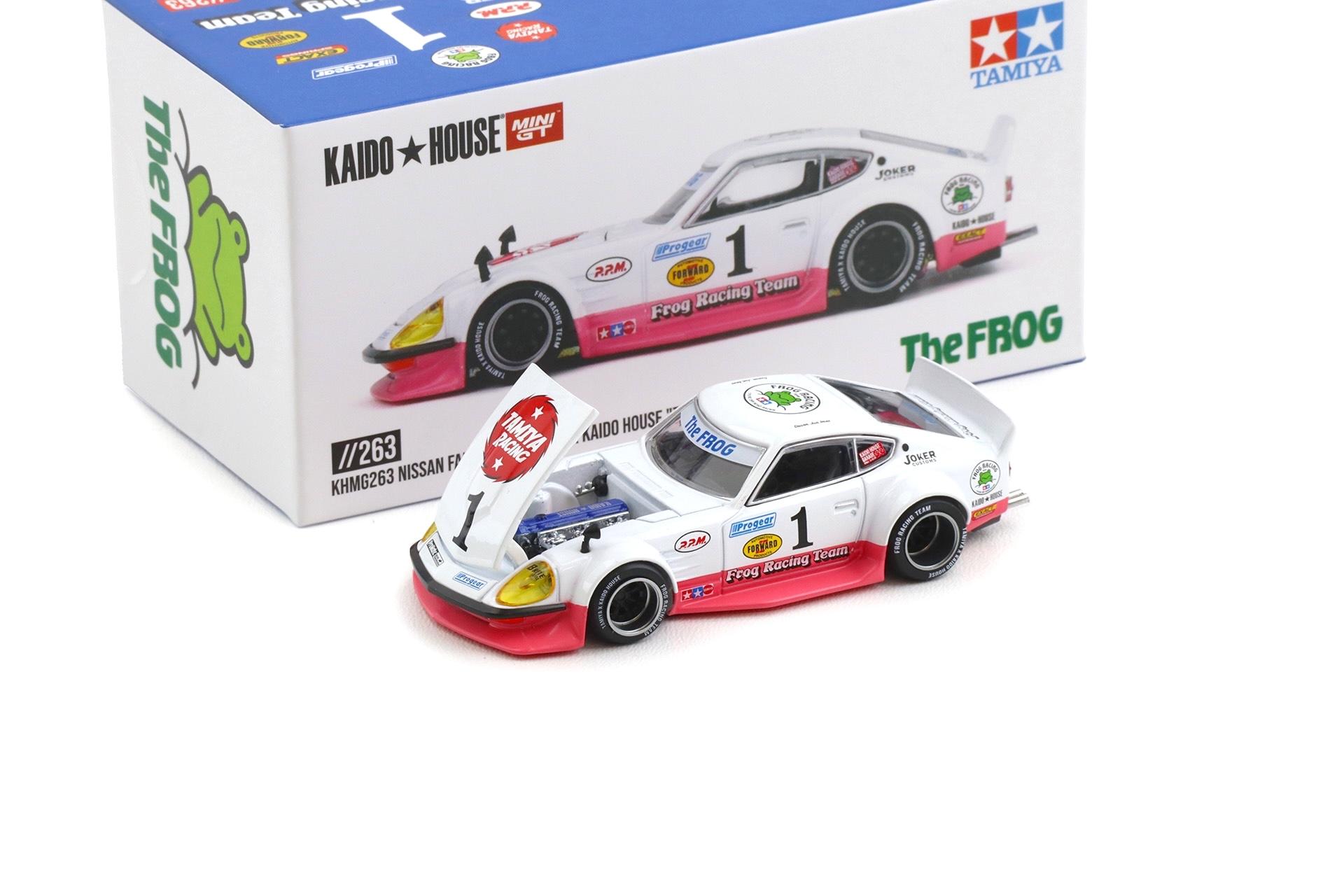 1:64 TSM Mini GT Kaido House Nissan Fairlday Z Tamiya X Kaido The Frog V1 white