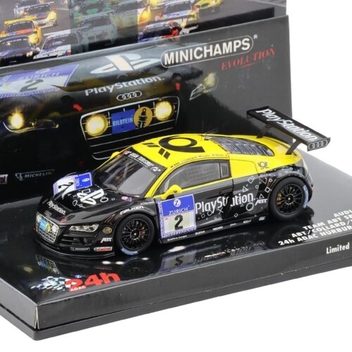 1:43 Minichamps Audi R8 LMS Team Abt Sportsline 24h Nürburgring 2010 Abt #2