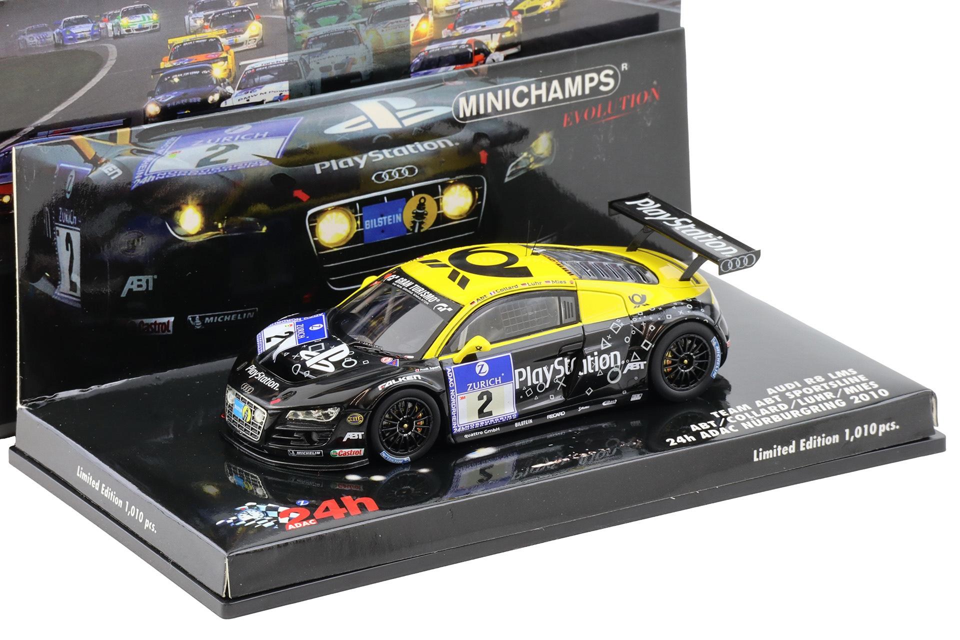 ID 114008 orig.jpg 1:43 Minichamps Audi R8 LMS Team Abt Sportsline 24h Nürburgring 2010 Abt #2