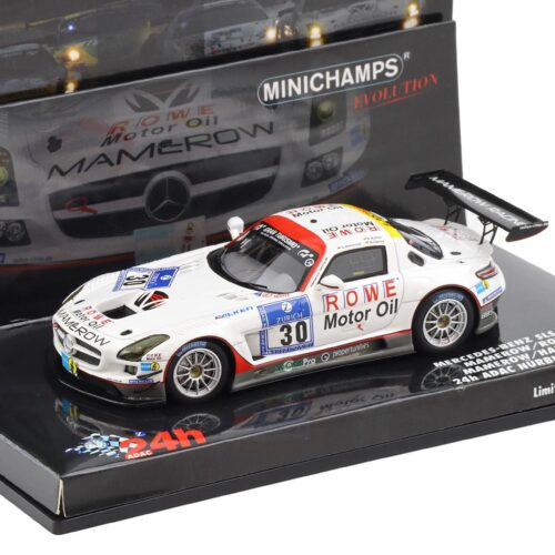 1:43 Minichamps Mercedes SLS AMG GT3 Mamerow / Rowe Racing 24h Nürburgring 2011