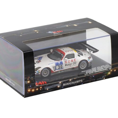 1:43 Minichamps Mercedes SLS AMG GT3 Mamerow / Rowe Racing 24h Nürburgring 2011