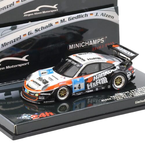 1:43 Minichamps Porsche 911 997 Alzen Turbo Hankook 24h Nürburgring 2008