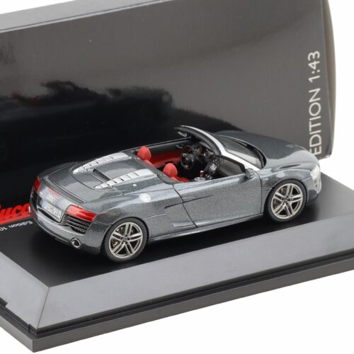 1:43 Schuco Audi R8 Spyder V10 Daytona grey metallic 2012