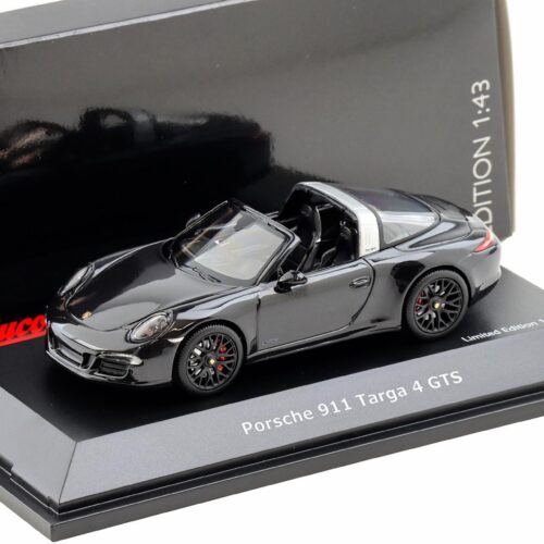 1:43 Schuco Porsche 911 991 Targa 4 GTS deep black metallic