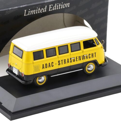 1:43 Schuco VW T1 Samba Bus ADAC Strassenwacht yellow/ white
