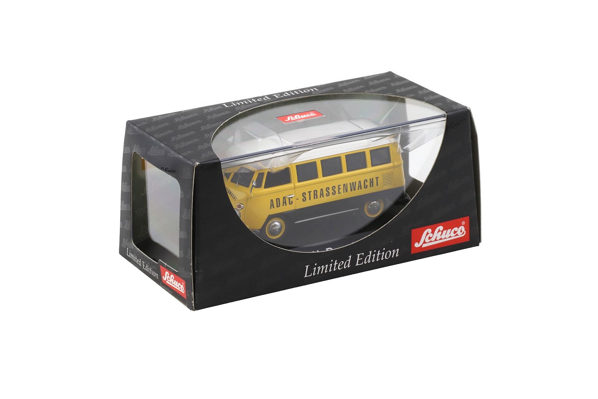 1:43 Schuco VW T1 Samba Bus ADAC Strassenwacht yellow/ white