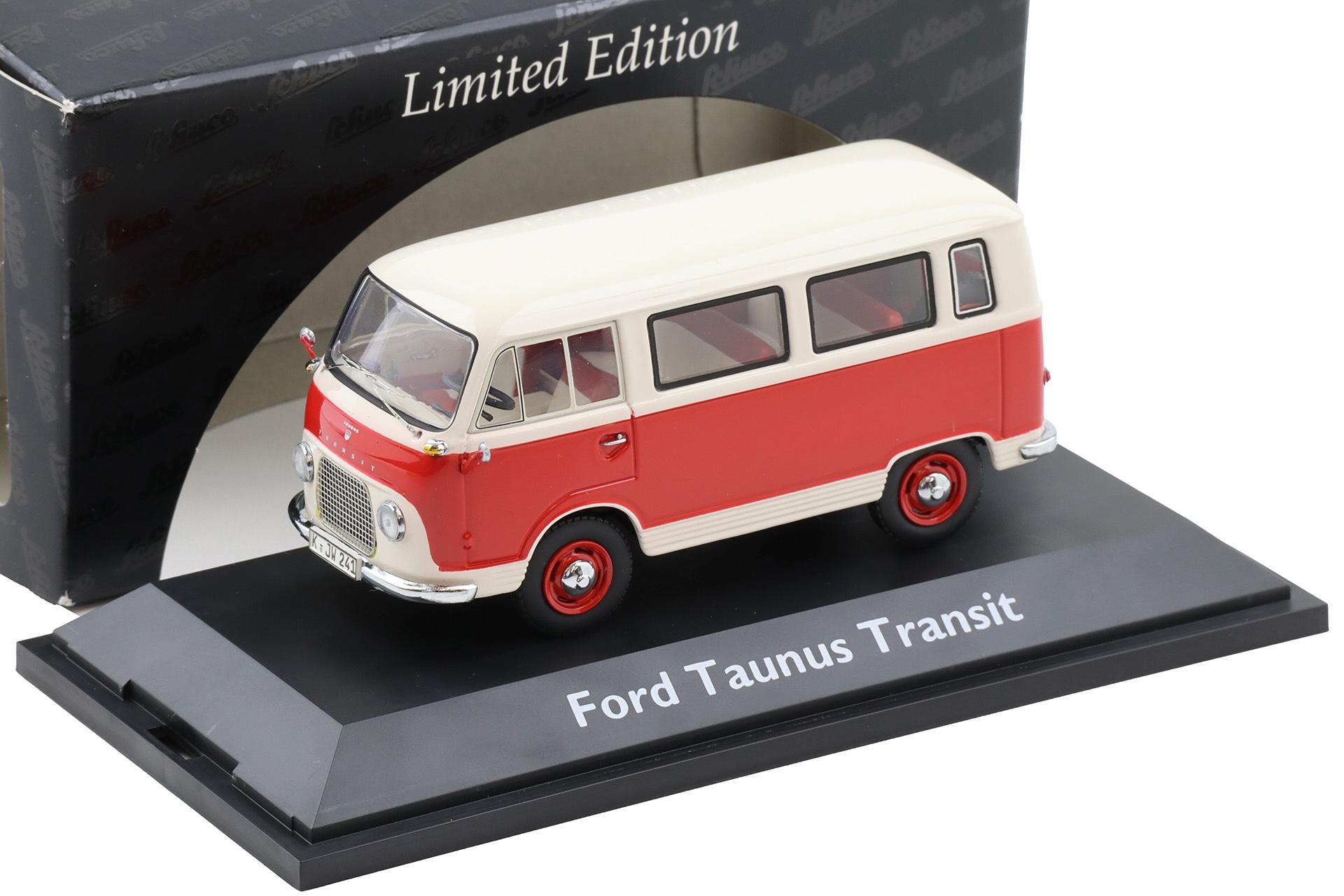 1:43 Schuco Ford Taunus Transit Bus red/ white