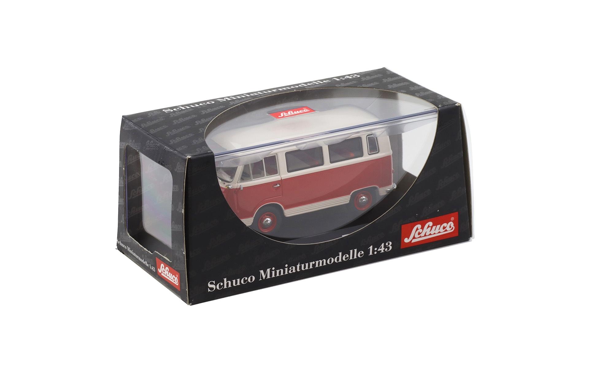 1:43 Schuco Ford Taunus Transit Bus red/ white