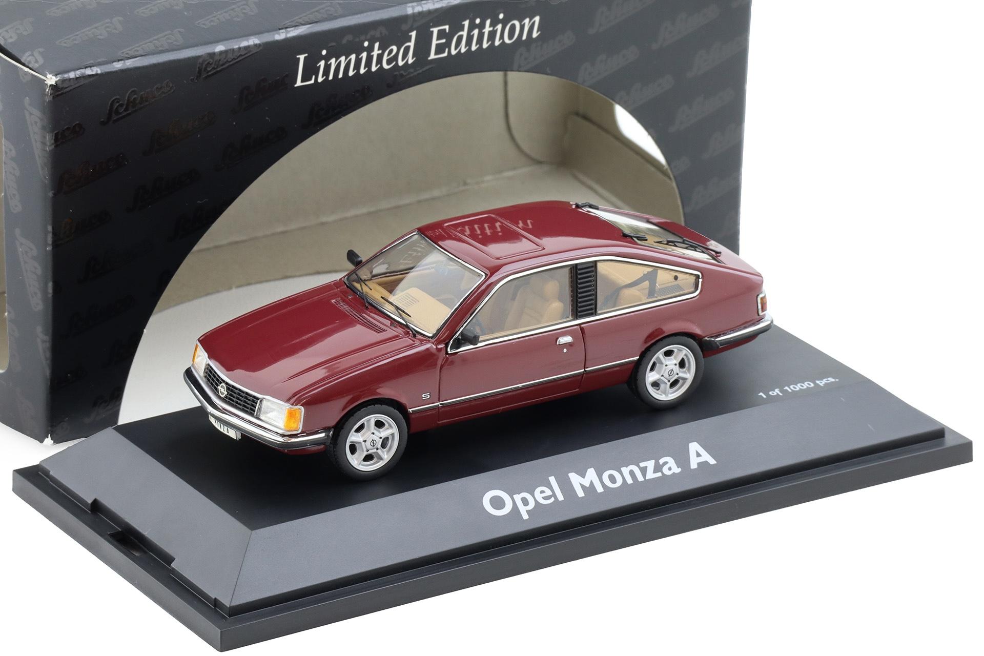 1:43 Schuco Opel Monza A Royal red 1980