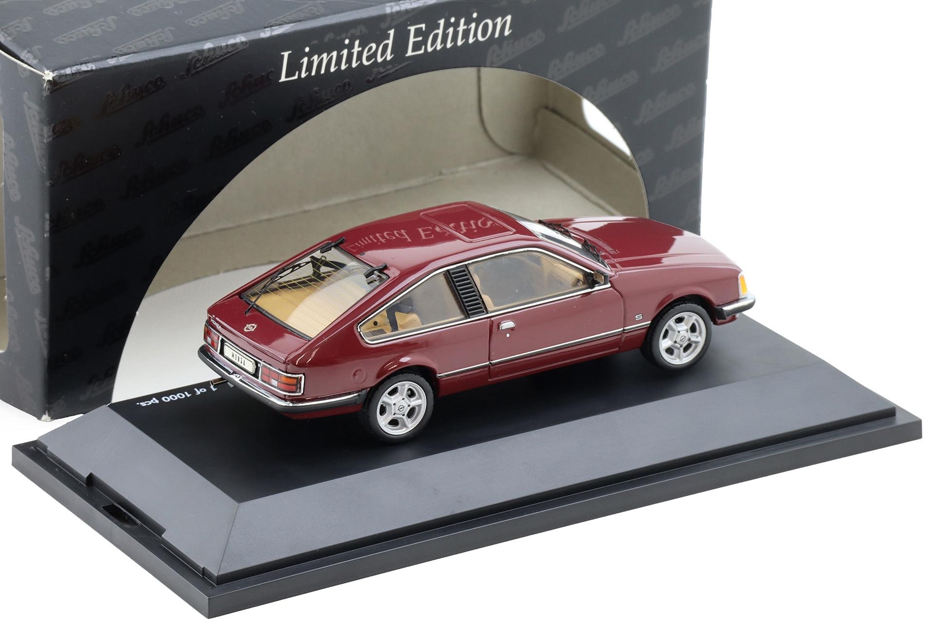 1:43 Schuco Opel Monza A Royal red 1980