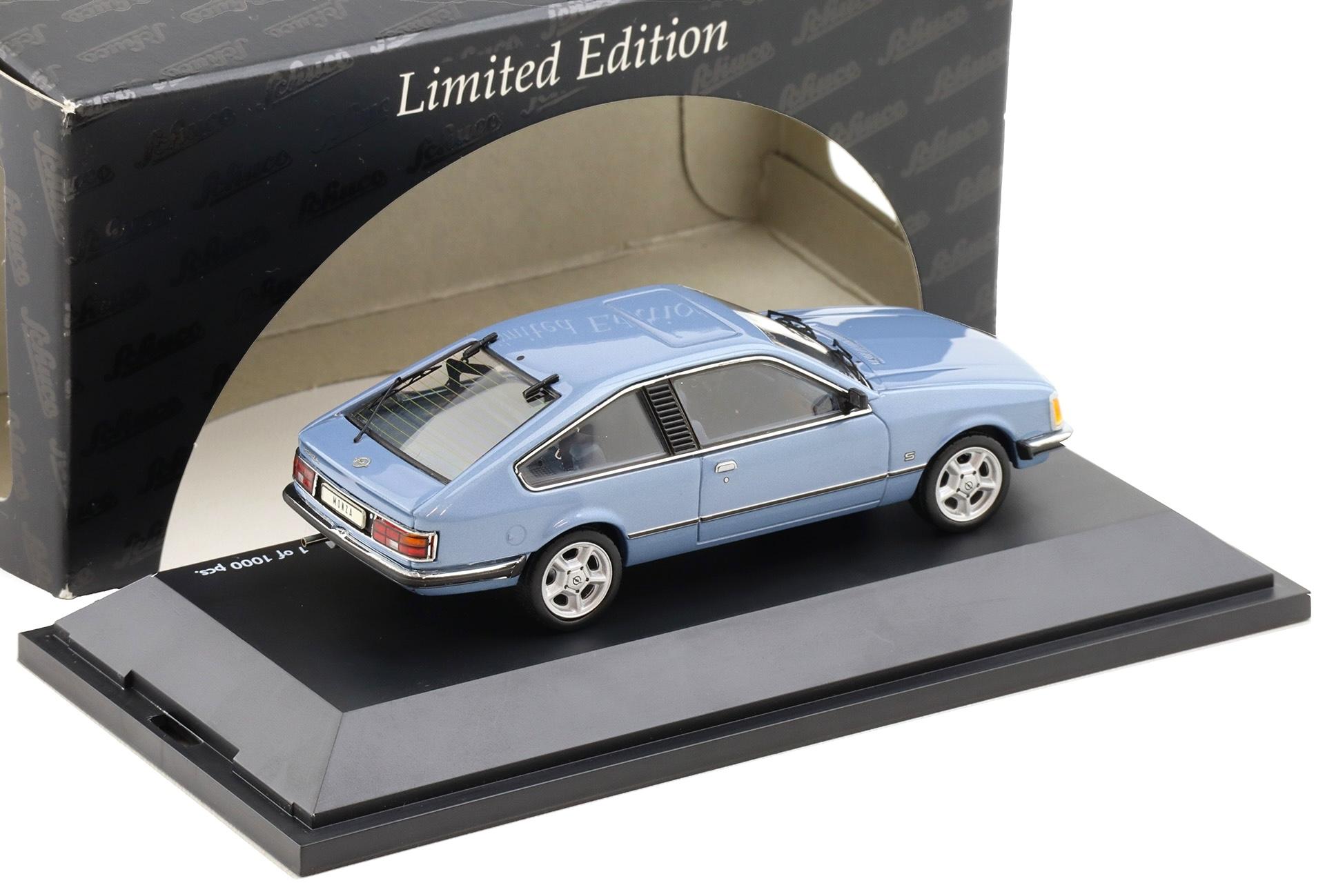 1:43 Schuco Opel Monza A Aquamarin blue metallic 1980
