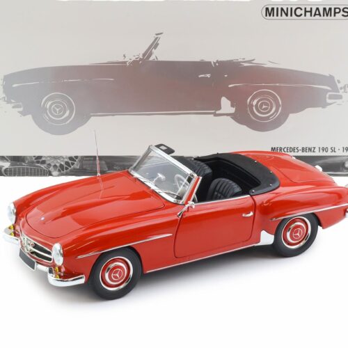 1:18 Minichamps Mercedes 190SL W121 Roadster 1955 red
