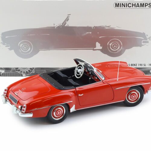 1:18 Minichamps Mercedes 190SL W121 Roadster 1955 red