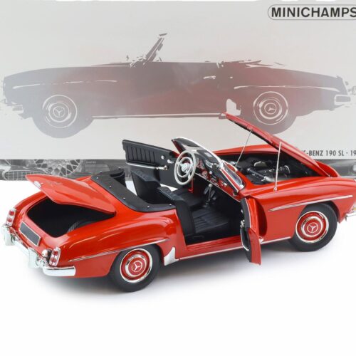 1:18 Minichamps Mercedes 190SL W121 Roadster 1955 red