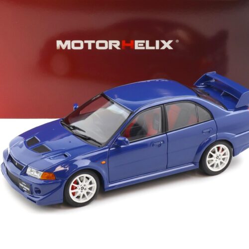 1:18 Motorhelix Mitsubishi Lancer Evolution VI GSR TME Canal blue