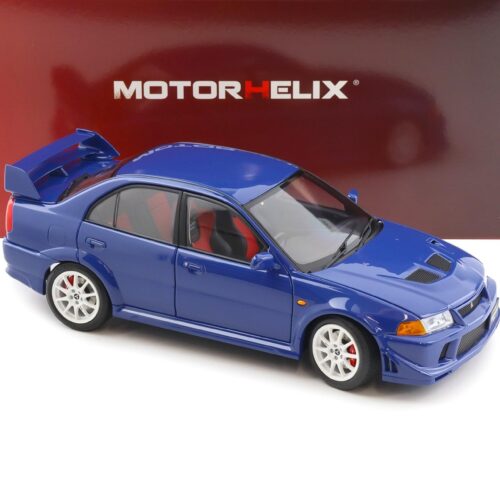 1:18 Motorhelix Mitsubishi Lancer Evolution VI GSR TME Canal blue